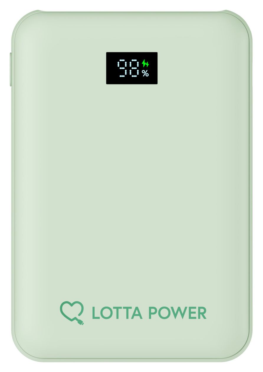 Mini 10000 mAh Powerbank USB Typ-C  (Mint) 
