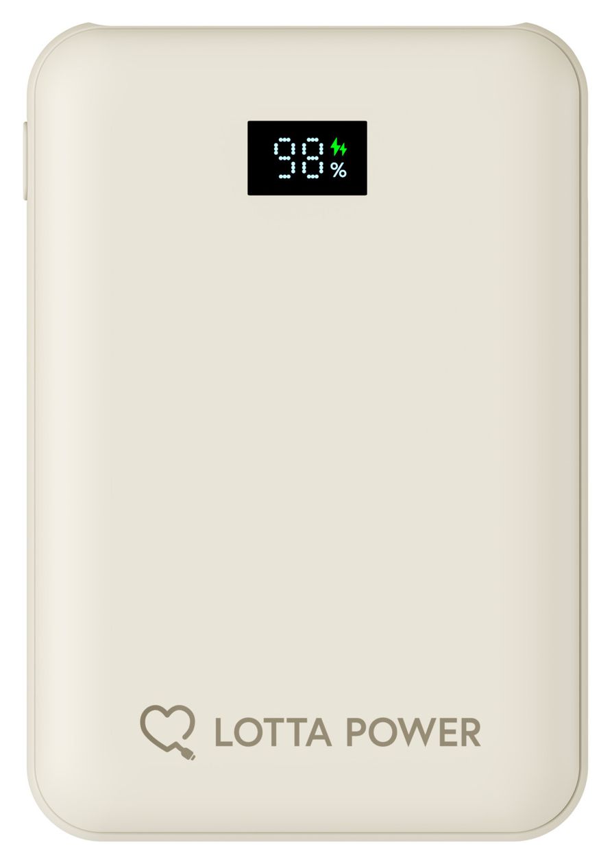Mini 10000 mAh Powerbank USB Typ-C  (Sand) 