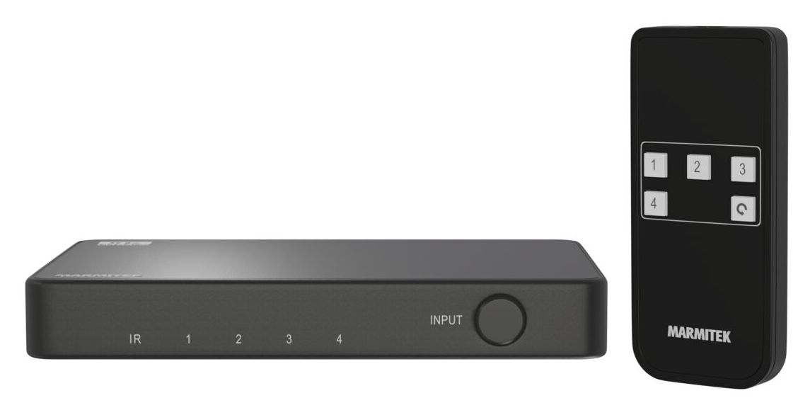 Connect 740 – HDMI-Switch 8K 60 Hz – 4K 120 Hz – HDMI 2.1 – 4 Eingänge / 1 Ausgang 