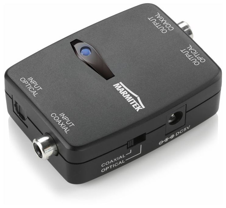 Audio-Converter Toslink<->Koaxial digital Connect TC22 
