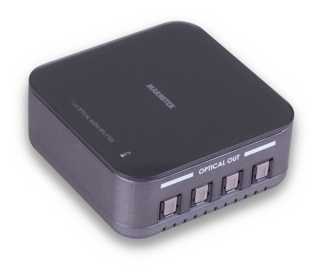 Split TS14 - Toslink-Splitter - 1 Eingang / 4 Ausgänge 
