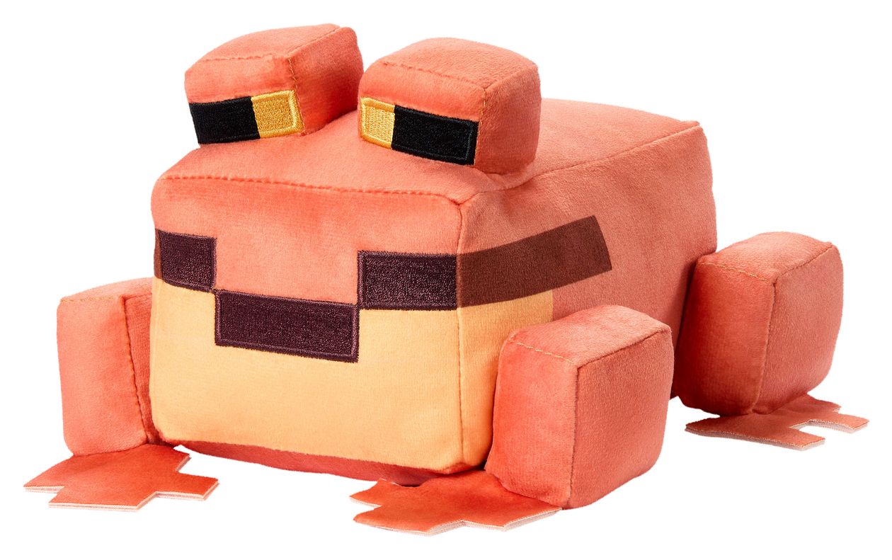 Minecraft Plüschfrosch-Spielzeug, ca. 20 cm große weiche Figur, vom Videospiel inspirierter Charakter 
