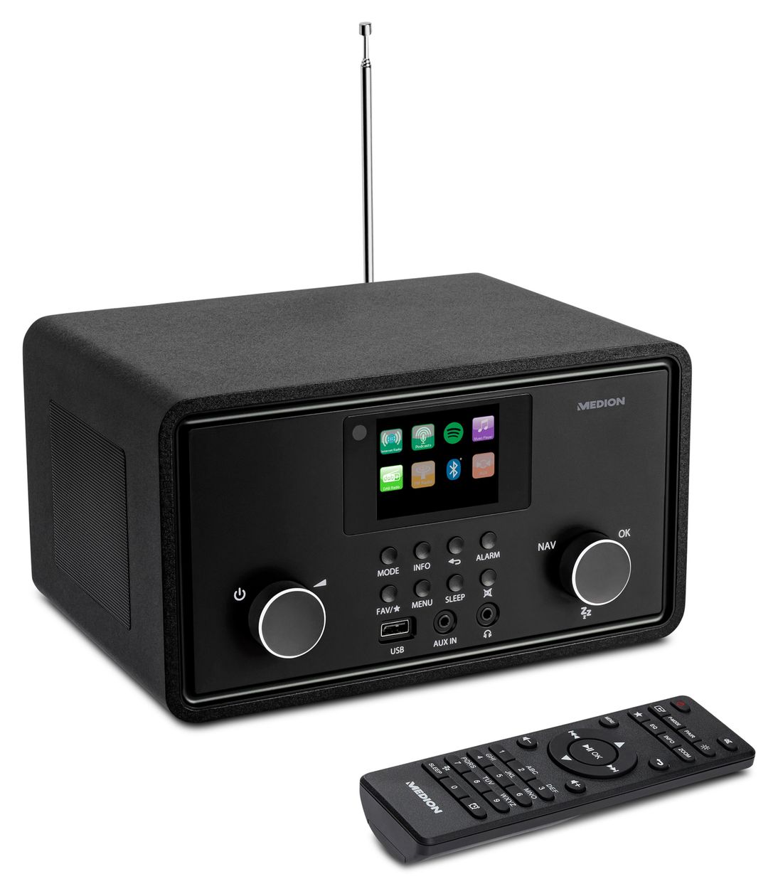 Life P85027 Bluetooth AM, DAB+, FM Radio Persönlich  (Schwarz) 