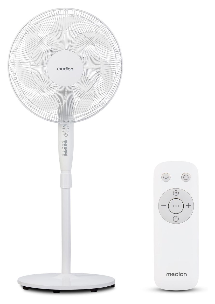 MD 12069 Ventilator Stand neigbar 56 dB  (Weiß) 