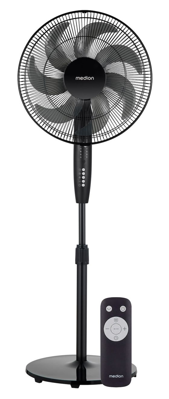 MD 12069 Ventilator Stand neigbar 56 dB  (Schwarz) 
