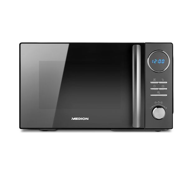 MD11493 Freistehende Mikrowelle 900 W Größe: mittel 5 Stufen Grill  (Schwarz) 