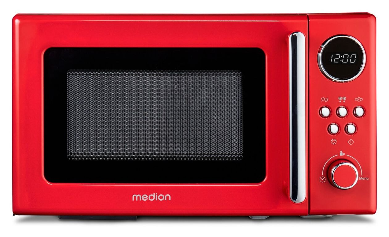 MD15000 Freistehende Mikrowelle 800 W Größe: klein 5 Stufen  (Rot) 