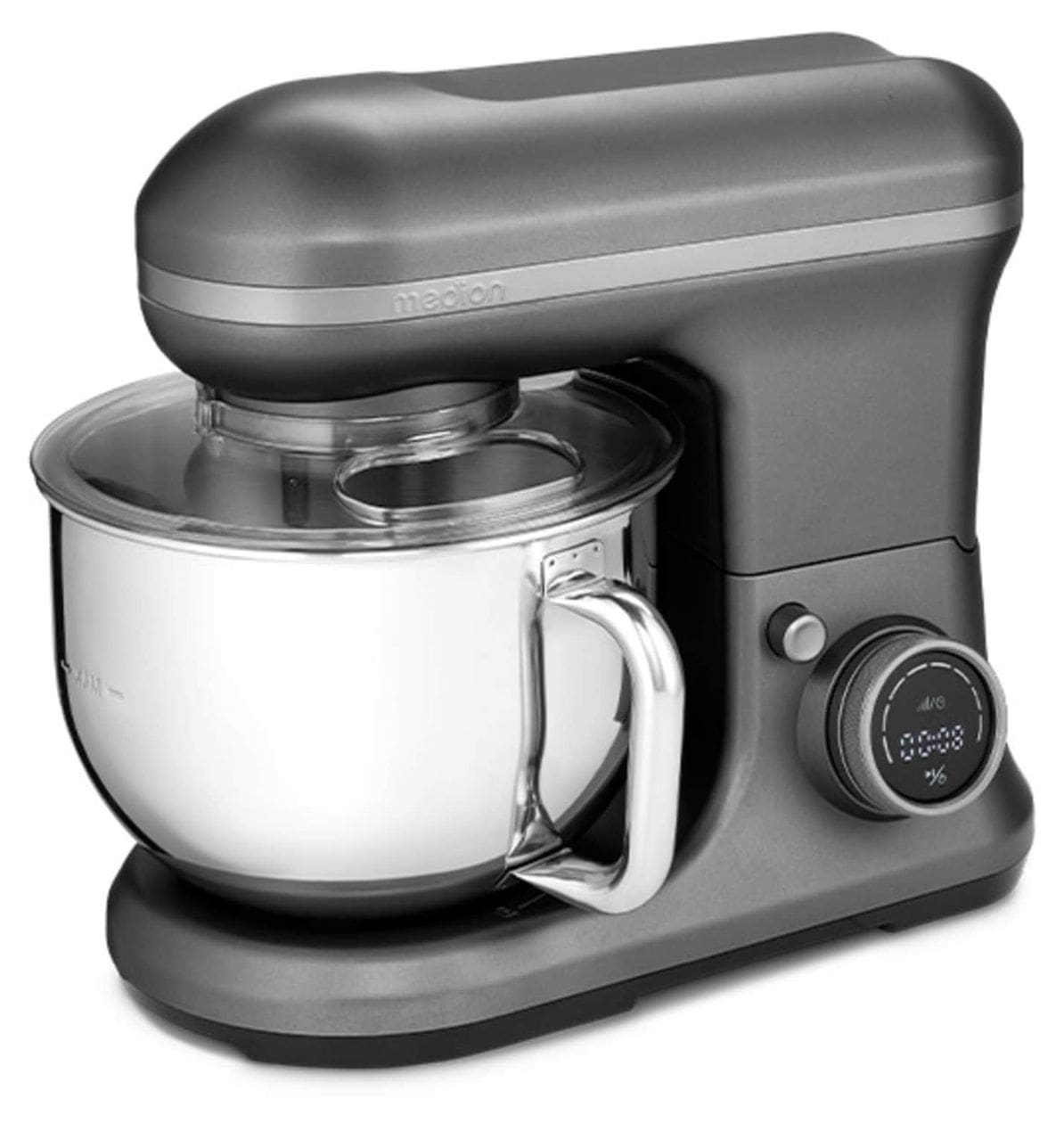 MD18420 1200 W Küchenmaschine 5 l  (Anthrazit/Edelstahl) 