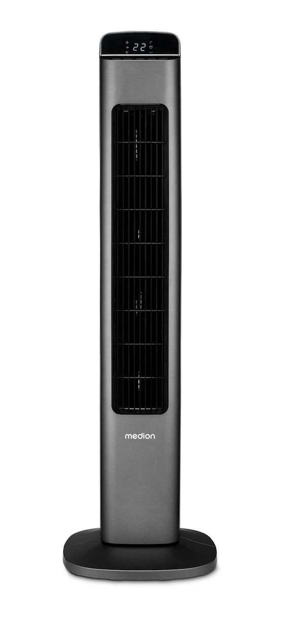 P15TF MD10809 Turmventilator Stand 54 dB  (Schwarz) 