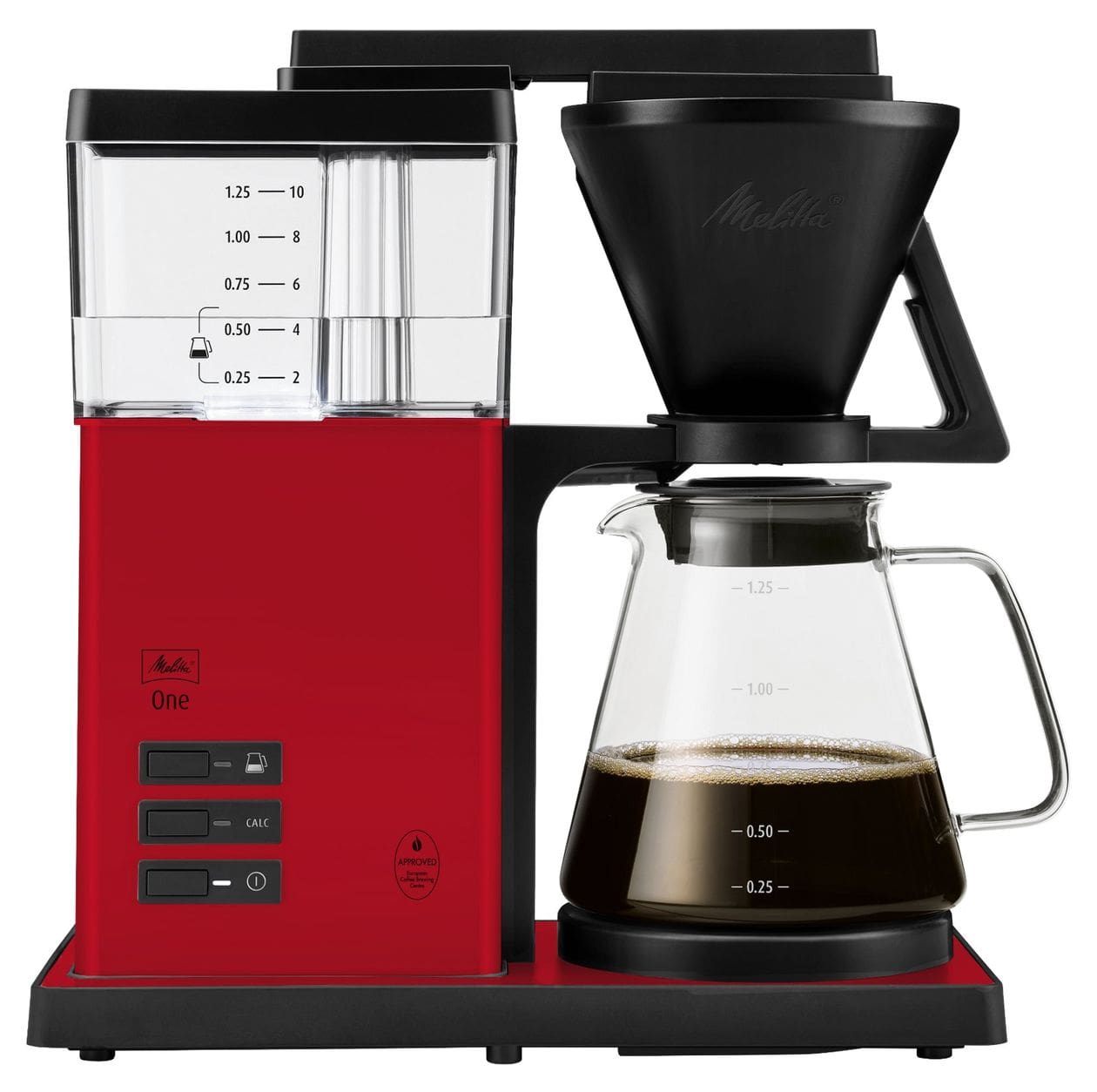 1031-04 One 10 Tassen Filterkaffeemaschine 1,2 l  (Rot) 