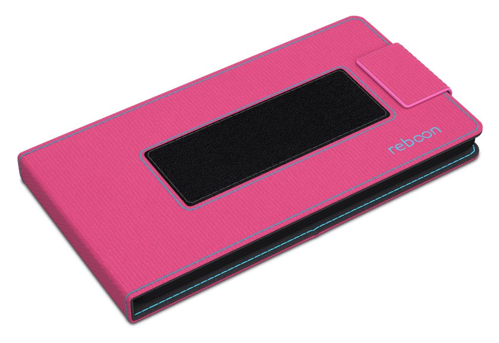 boonflip Flip case für Jede Marke (Pink) 