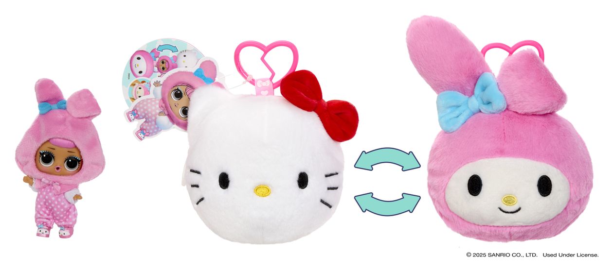 Loves Hello Kitty Reversible Plush Surprise 