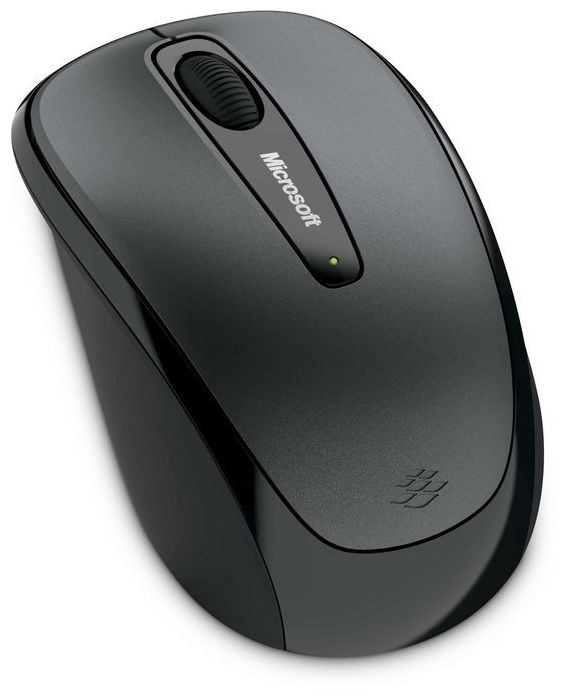 Wireless Mobile Mouse 3500 Maus BlueTrack (Schwarz, Grau) 