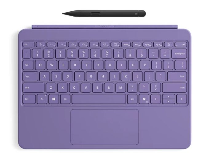 Pro Keyboard mit Slim Pen für Microsoft Surface Pro 12" bis 30,5 cm (12") (Violet) 