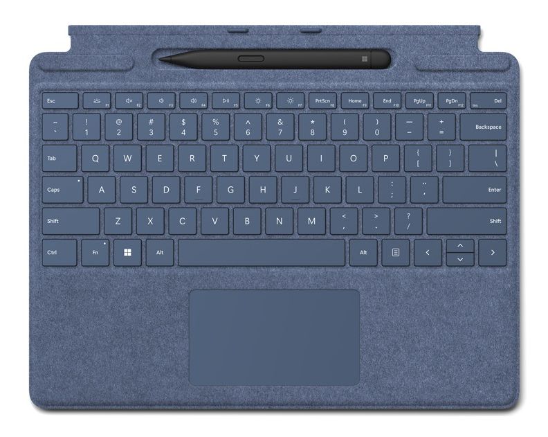 Signature Keyboard + Slim Pen 2 für Microsoft Surface Pro 9 Surface Pro 8 Surface Pro X (Blau) 