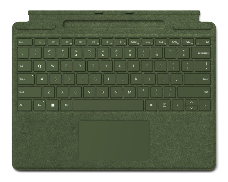 Signature Keyboard für Microsoft Surface Pro 9 Surface Pro 8 Surface Pro X (Grün) 