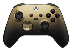 Xbox Wireless Controller Gold Shadow Special Edition Analog / Digital Gamepad Android, PC, Xbox Series S, Xbox Series X, iOS kabelgebunden&kabellos (Schwarz, Gold) 