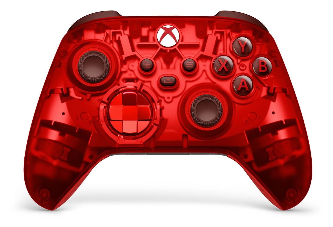 Xbox Wireless Controller – Pulse Cipher Special Edition Analog / Digital Gamepad für Xbox Series S, Android, Xbox Series X, iOS, PC  (Rot) 