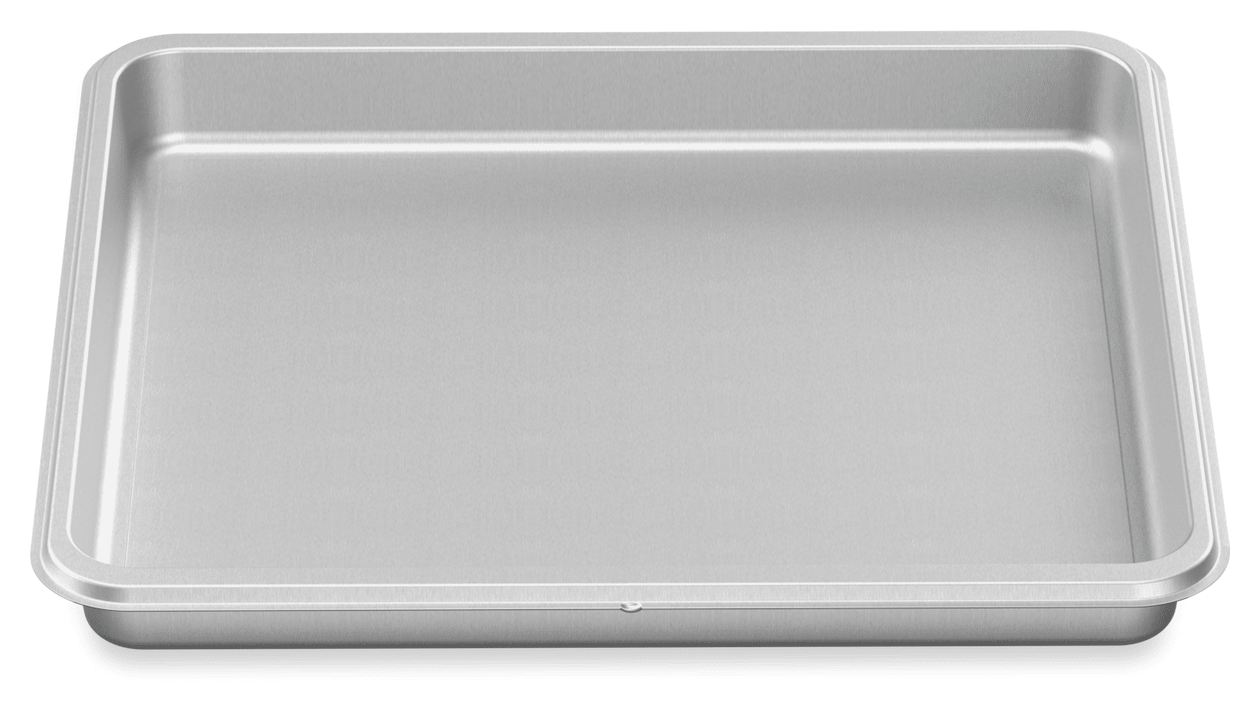 10170290 Dampfgarbehälter ungelocht 375 x 400 x 40 mm 