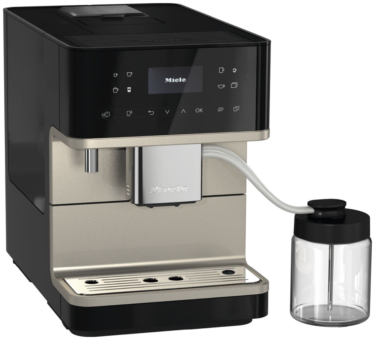 CM6360 MilkPerfection Kaffeevollautomat 15 bar 1,8 l 300 g (Schwarz, Stahl) 