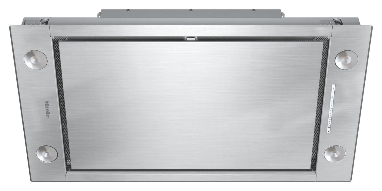 DA2808 Abluft/Umluft Dunstabzugshaube/Esse Decke 88 cm (Edelstahl) 