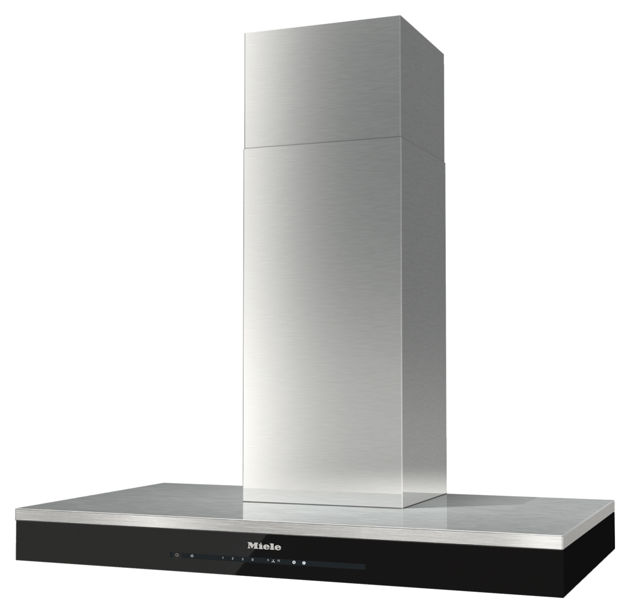 DA6698W Puristic Edition 6000 Abluft/Umluft Dunstabzugshaube/Esse Wand 90 cm (Schwarz, Edelstahl) 