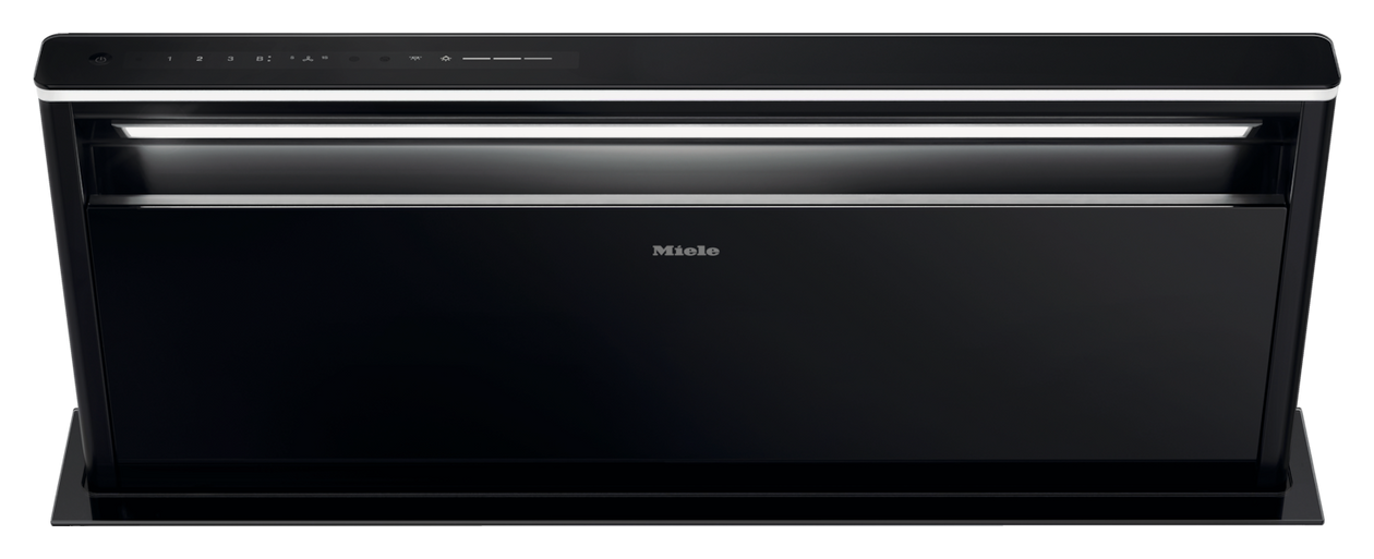 DAD6880 Abluft/Umluft Dunstabzugshaube/Esse Tisch 80 cm (Schwarz) 
