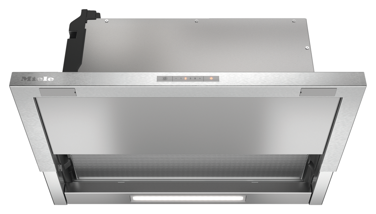 DAS2620 EXTA Abluft/Umluft Dunstabzugshaube/Esse Unterbau 60 cm (Grau) 