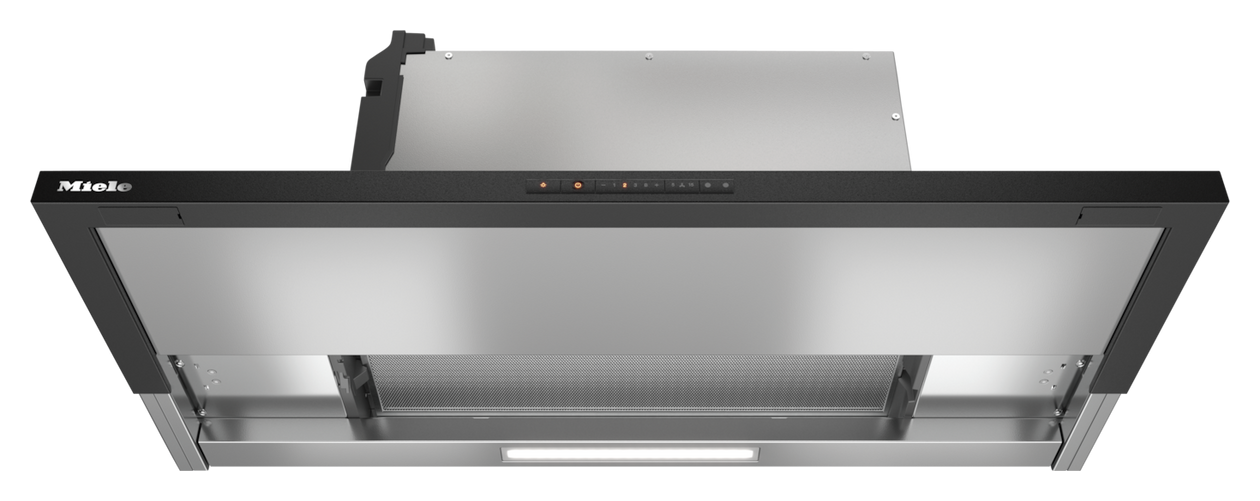 DAS4920 Abluft/Umluft Dunstabzugshaube/Esse Einbau 896 mm (Schwarz) 