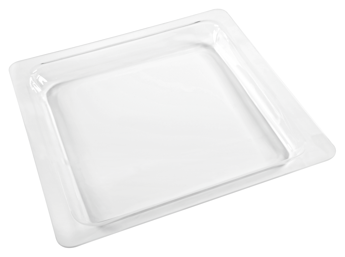 DGMS 100-30 flache Glasschale 375x394x30mm mikrowellengeeignet 