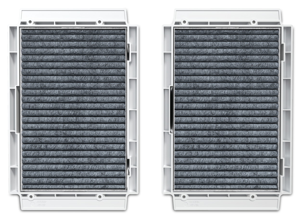 DKFS 31-S Sensitive AirClean-Filter mit Aktivkohle (Grau/Weiß) 