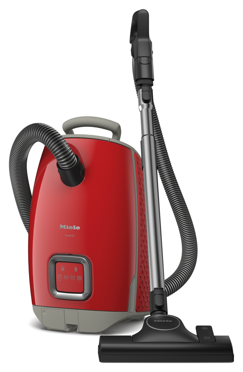 Guard L1 Red Pulse Bodenstaubsauger mit Staubbeutel 890 W Miele AirClean  (Grau, Rot) 