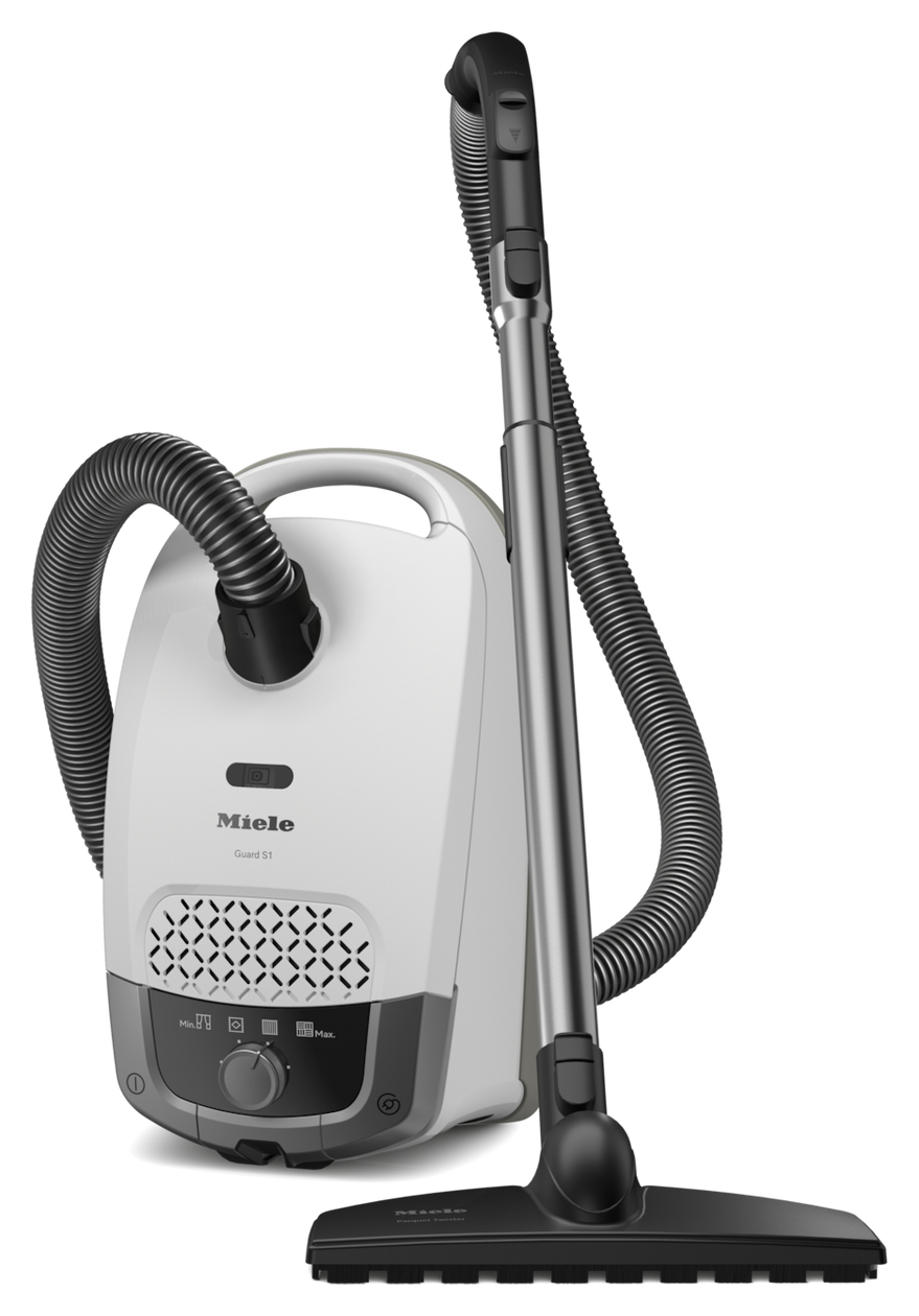 Guard S1 Parquet Flex Bodenstaubsauger mit Staubbeutel 890 W Miele AirClean Plus  (Weiß) 