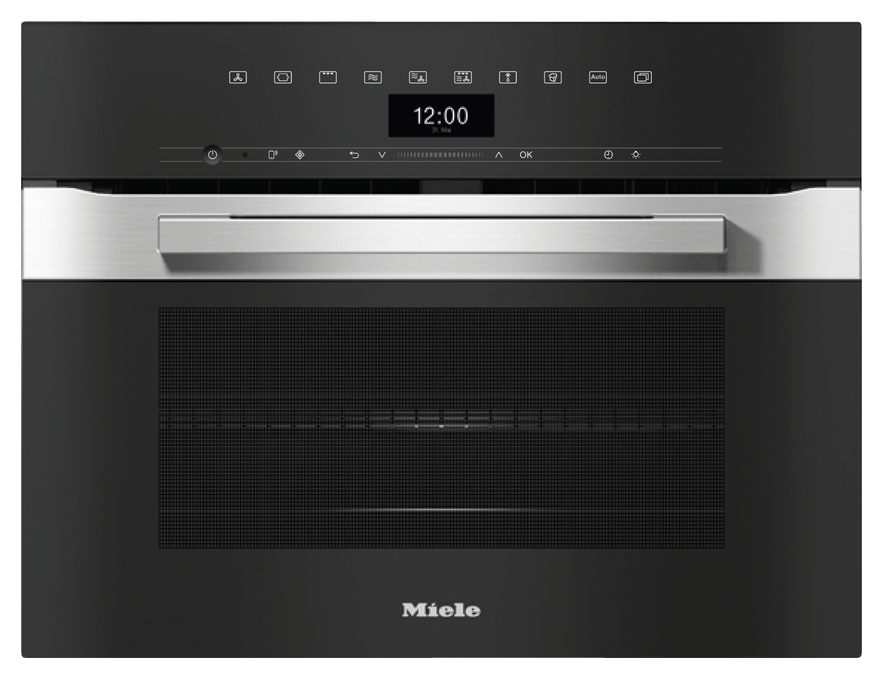 H7440BM Einbaubackofen kompakt AutoClean Mikrowelle 