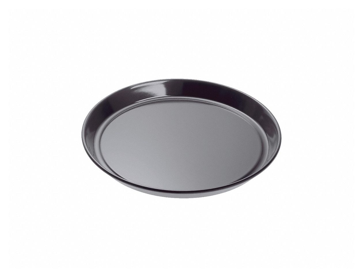 HBF 27-1 Runde Backform mit PerfectClean Veredelung Schwarz 