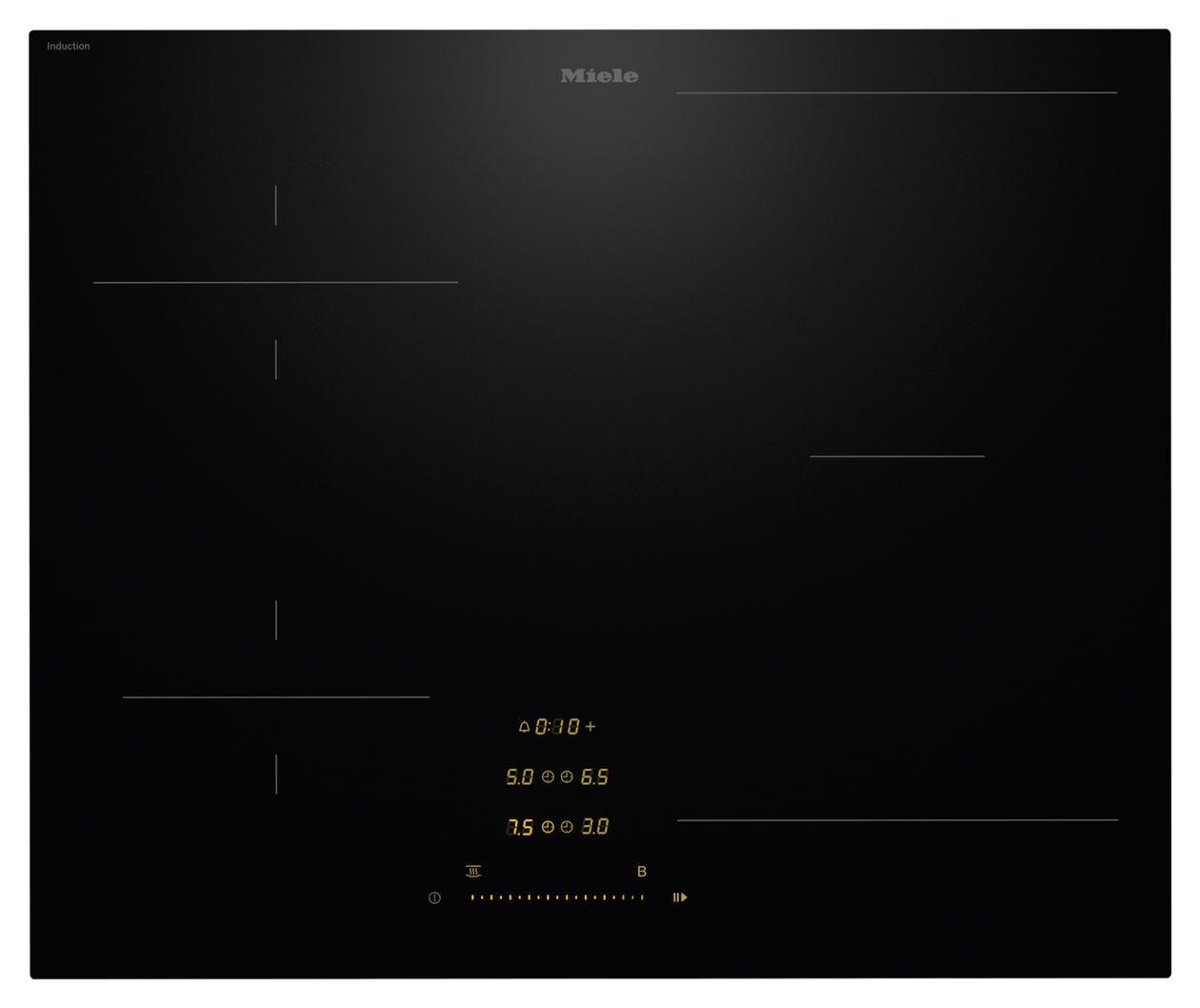 KM8463FX autarkes 59.2 cm Induktions Kochfeld/Herdplatte 4 Zone(n) 