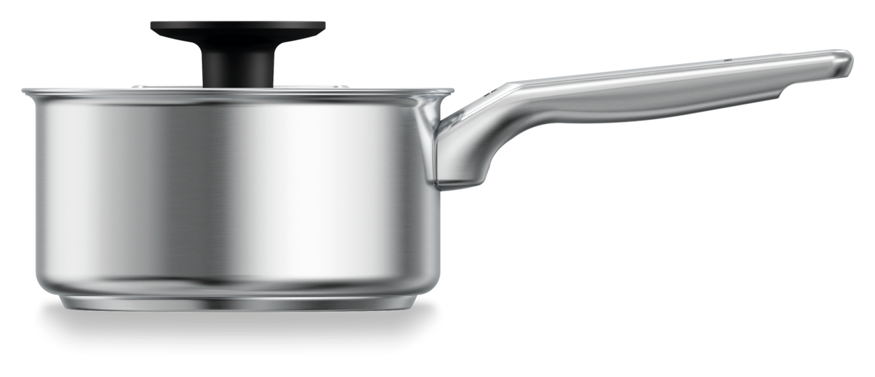 KMST-16153 Stieltopf (16 cm / 1,5 L) Rund Edelstahl beschichtet 