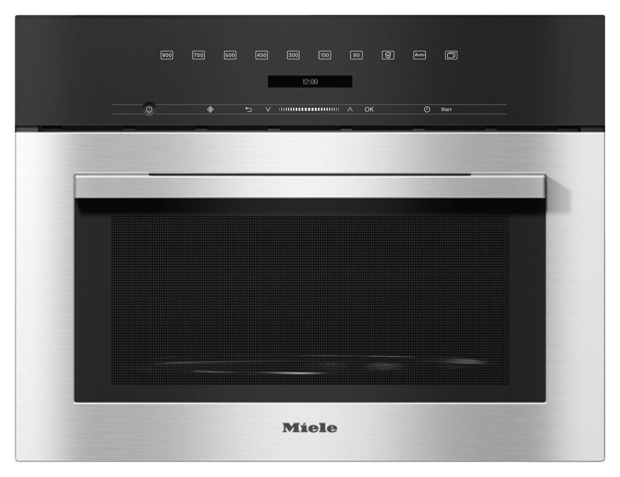 M7140TC Einbau-Mikrowelle 900 W Größe: maxi (Schwarz, Edelstahl) 