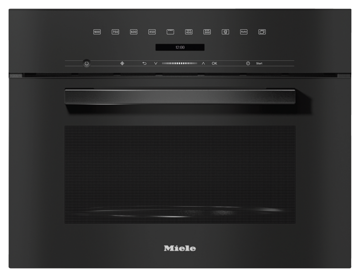 M7244TC Einbau-Mikrowelle 900 W Größe: maxi Grill (Schwarz) 