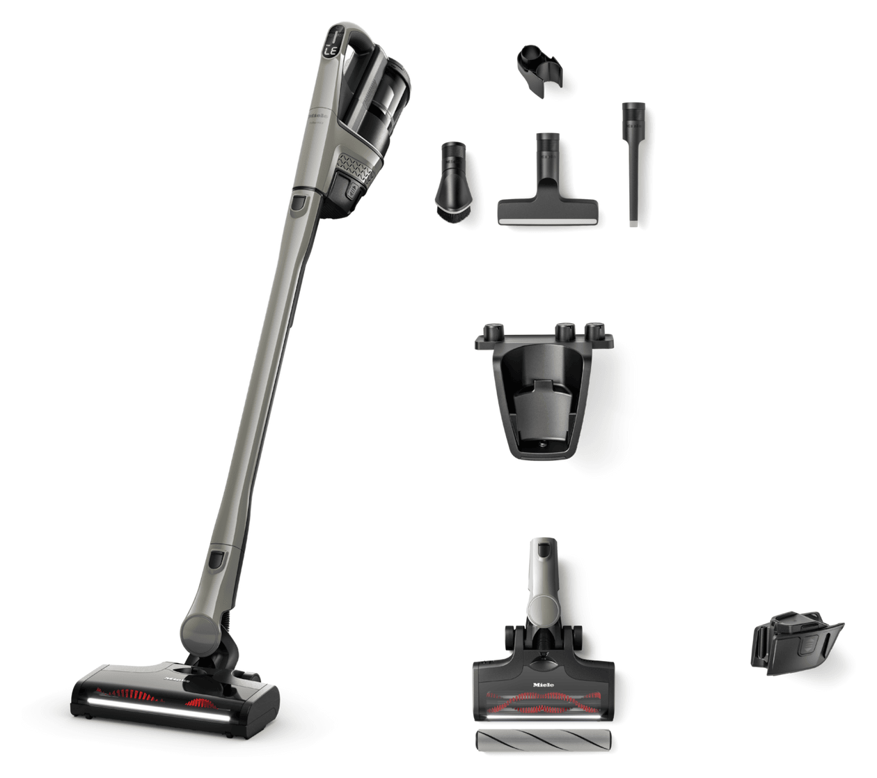 Triflex HX3 Hardfloor Handstaubsauger Beutellos bis 70 min Laufzeit 25,2 V HEPA  (Grau) 