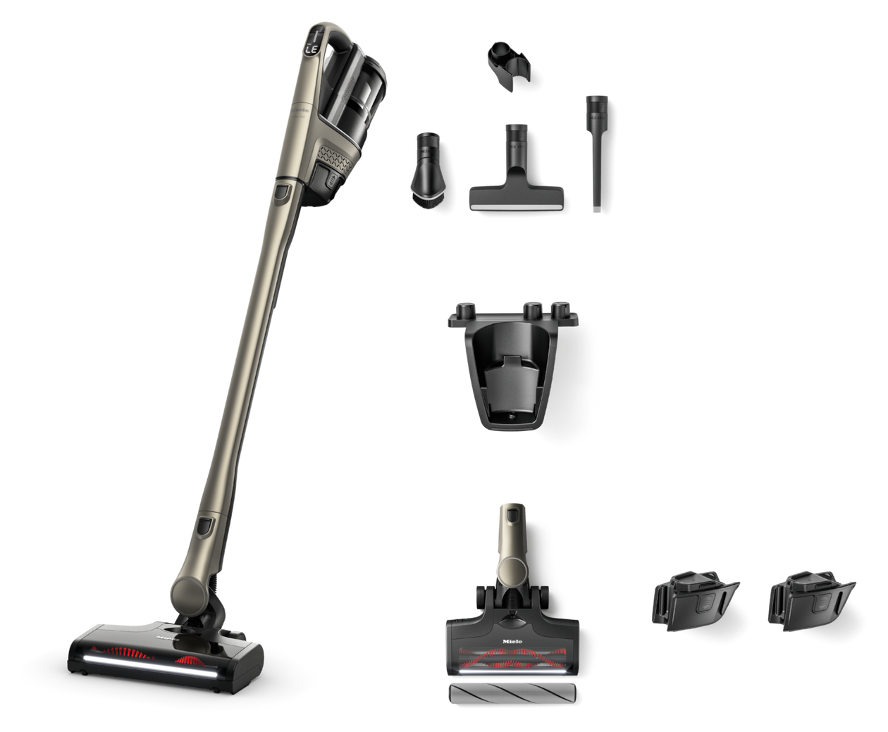Triflex HX3 Plus Handstaubsauger Beutellos bis 140 min Laufzeit 25,2 V HEPA  (Titan) 