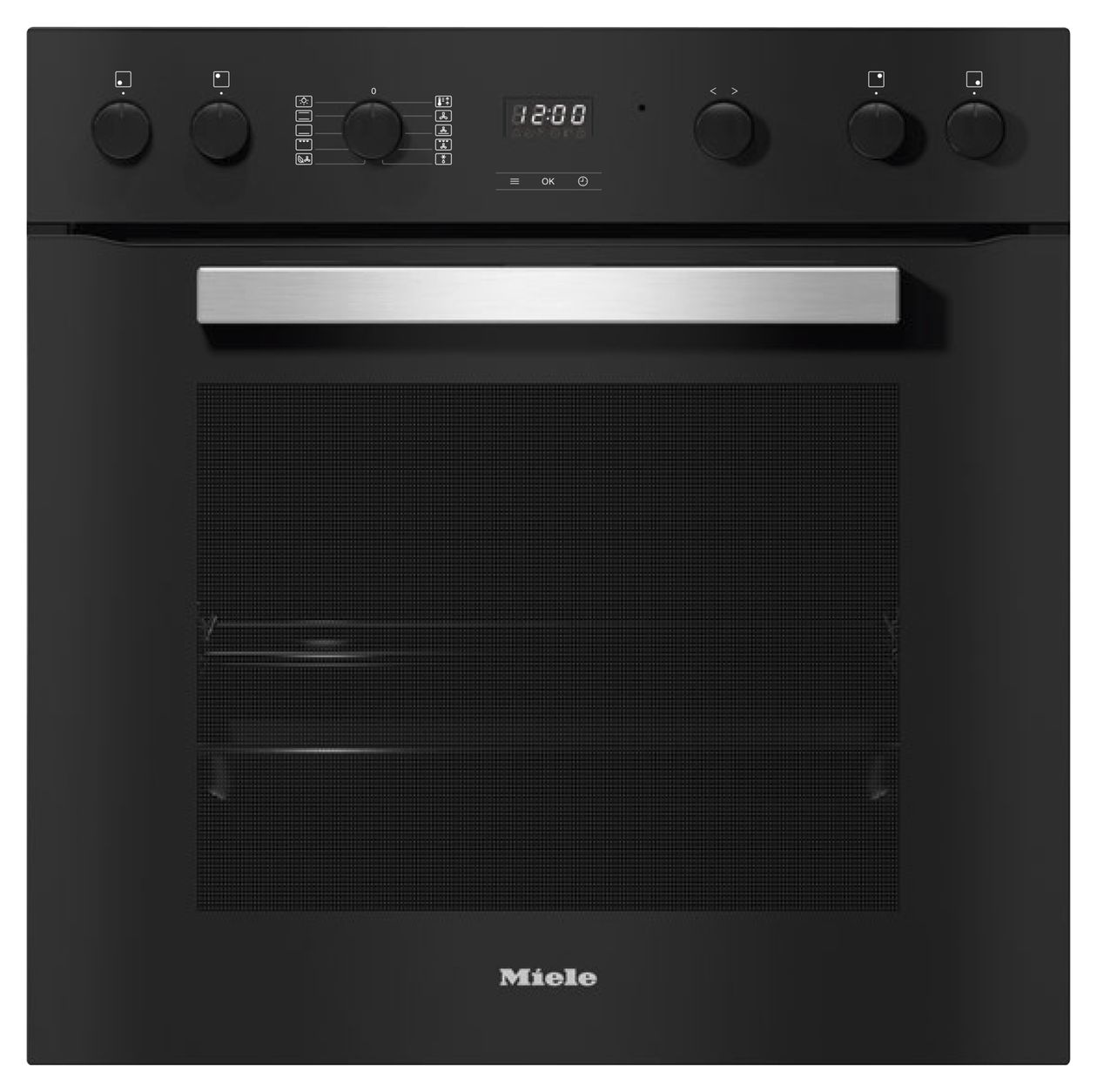 TwinSet Comfort H2459E + KM6003LPT) Herdset maxi AutoClean mit 57,4 cm Glaskeramik Kochfeld 