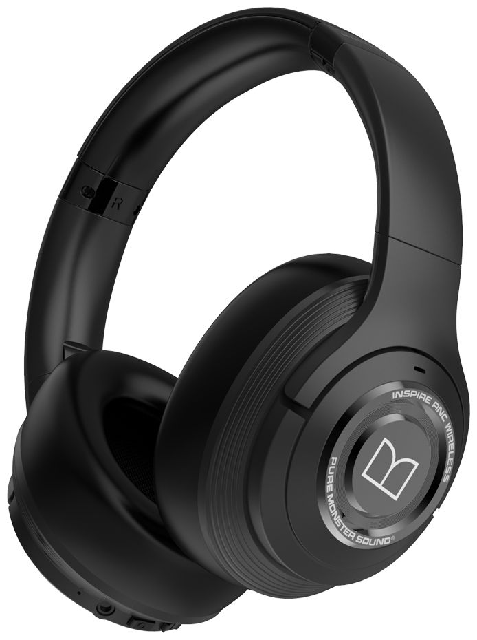 Inspire ANC Over Ear Bluetooth Kopfhörer kabelgebunden&kabellos (Schwarz) 