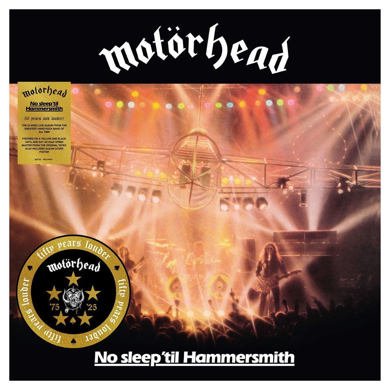 Motörhead - No Sleep 'Til Hammersmith Live (50th Ann. Spl. LP) 