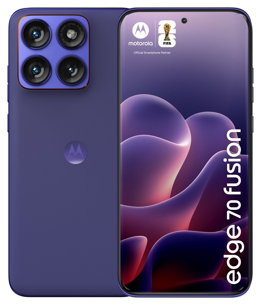 Edge 70 Fusion 256 GB 5G Smartphone 17,2 cm (6.78") 2,5 GHz Android 50 MP Dual Kamera Dual Sim WiFi 6E (PANTONE Orient Blue) 