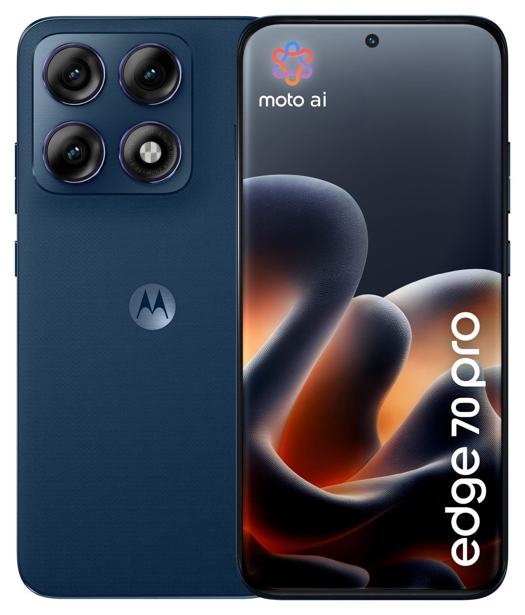 Edge 70 Pro 256 GB 5G Smartphone 17,2 cm (6.78") Android 50 MP Dreifach Kamera Dual Sim WiFi 6E (PANTONE Titan) 