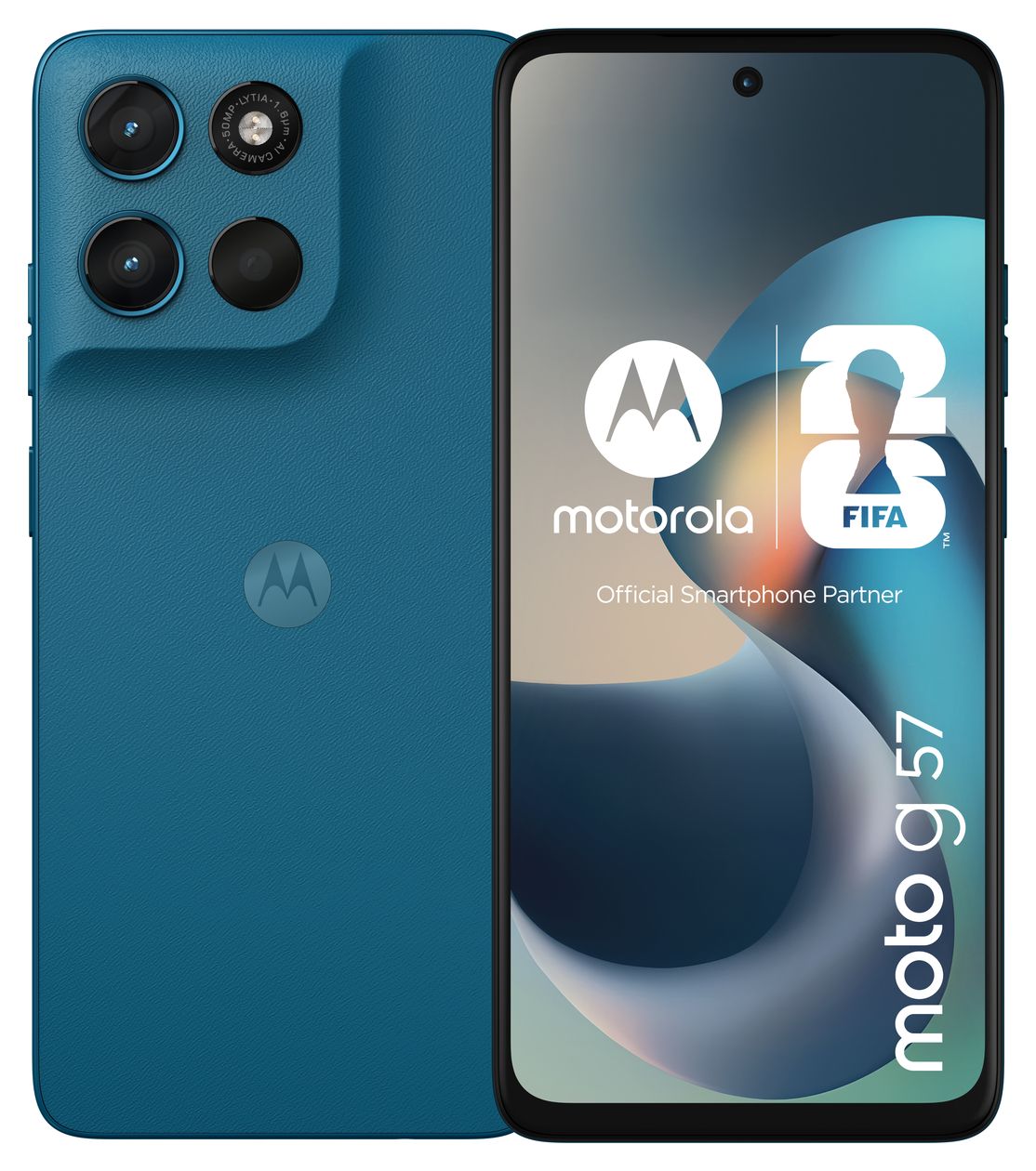 Moto g57 256 GB 5G Smartphone 17,1 cm (6.72") 2,4 GHz Android 50 MP Dual Kamera Dual Sim WiFi 5 (PANTONE Corsair) 