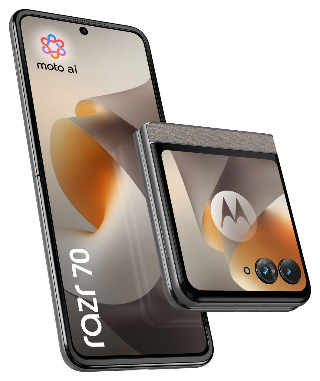 Razr 70 256 GB 5G Smartphone 17,5 cm (6.9 Zoll) Android 50 MP Dual Kamera Dual Sim WiFi 6E (PANTONE Hematite) 