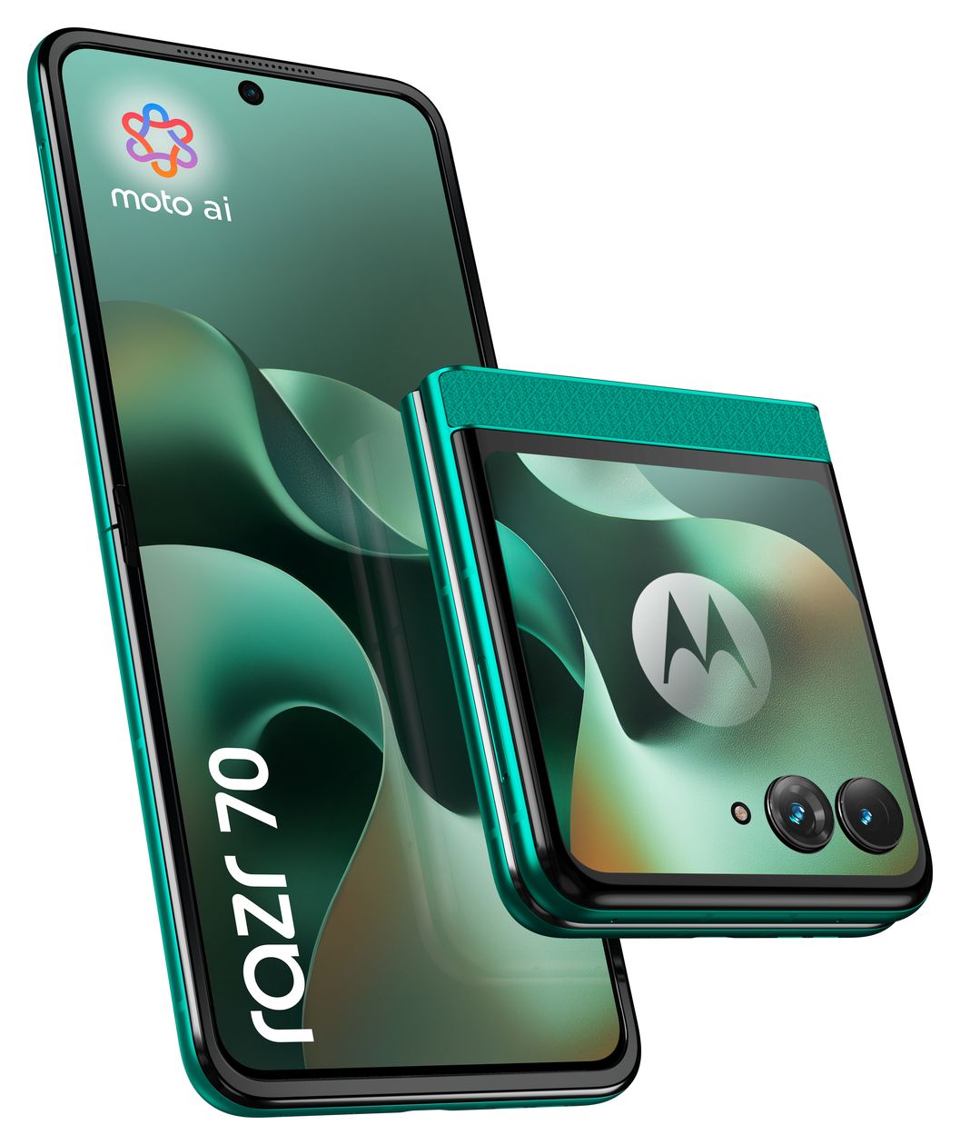 Razr 70 256 GB 5G Smartphone 17,5 cm (6.9 Zoll) Android 50 MP Dual Kamera Dual Sim WiFi 6E (PANTONE Sporting Green) 