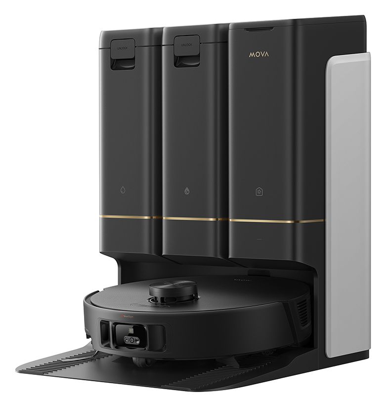 Mova Z50 Ultra Saugroboter nass/trocken 19000 Pascal Leistung  (Schwarz) 